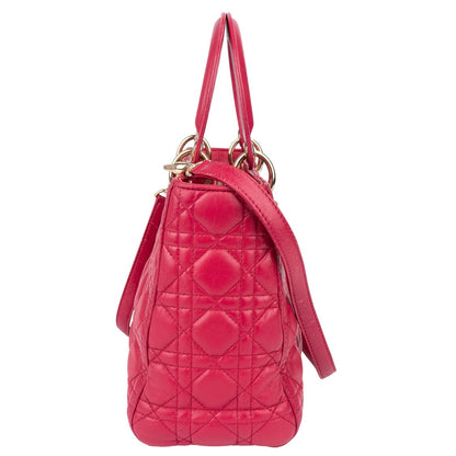 Christian Dior Quilted Leather Lady Dior Handbag