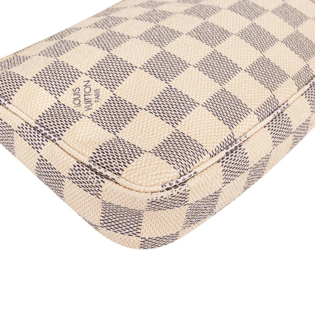 Louis Vuitton Monogram Damier Azur Pochette Accessoires Handbag