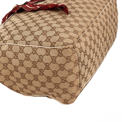 Gucci Monogram GG Canvas Joy Positano Scarf Shoulder Bag