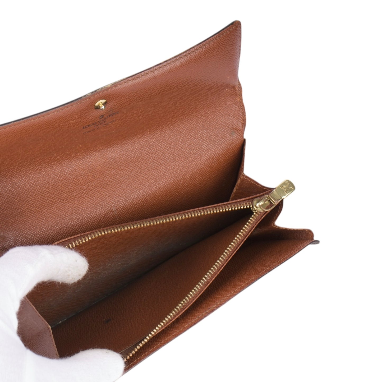 Louis Vuitton Canvas Monogram Sarah Wallet