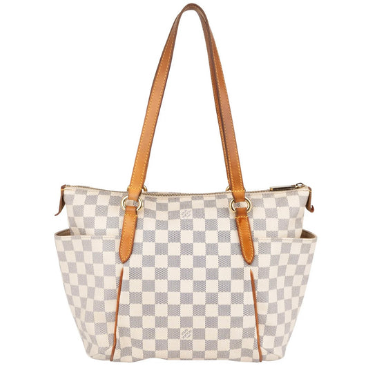 Louis Vuitton Monogram Damier Azur Canvas Totally PM Shoulder Bag