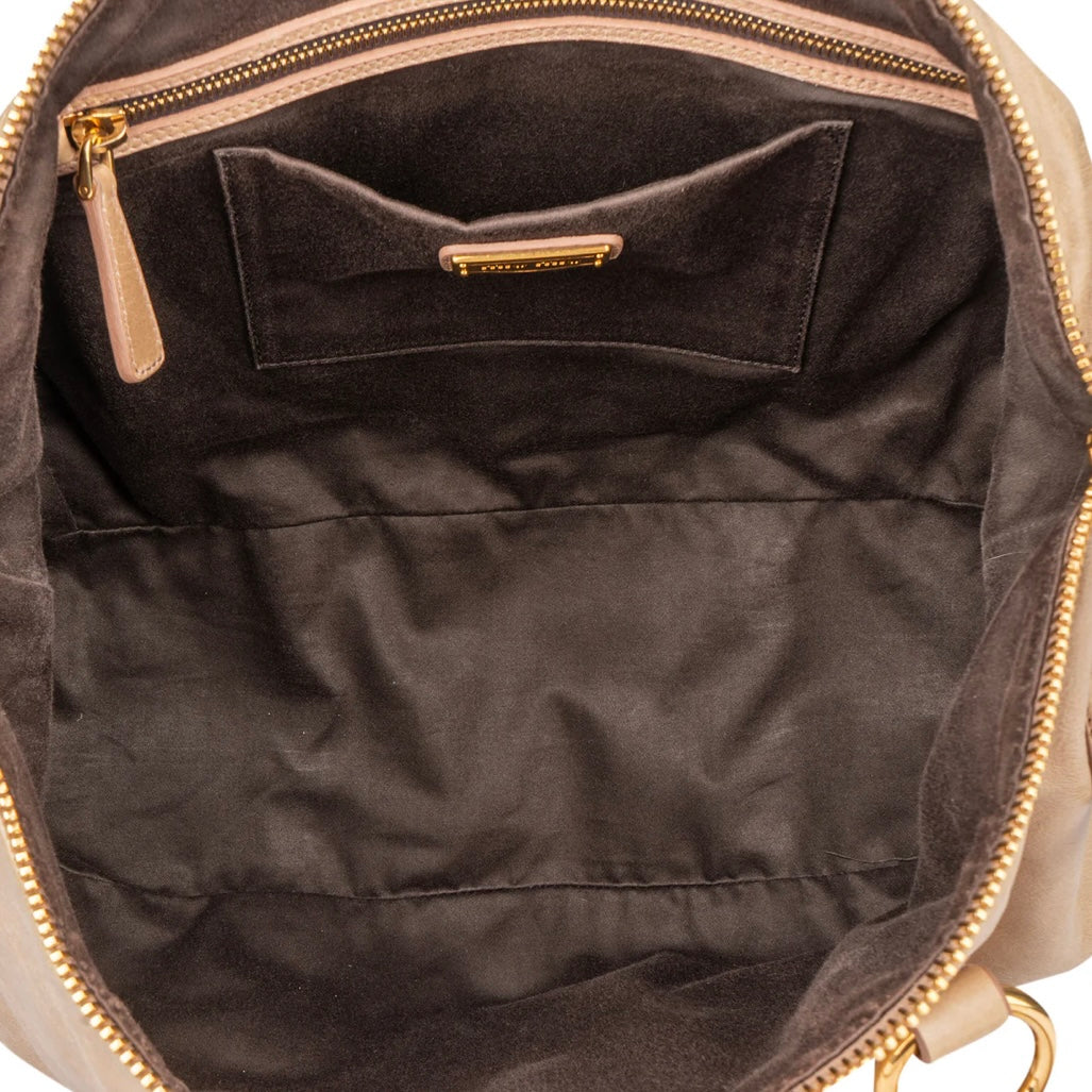 Miu Miu Leather City Handbag