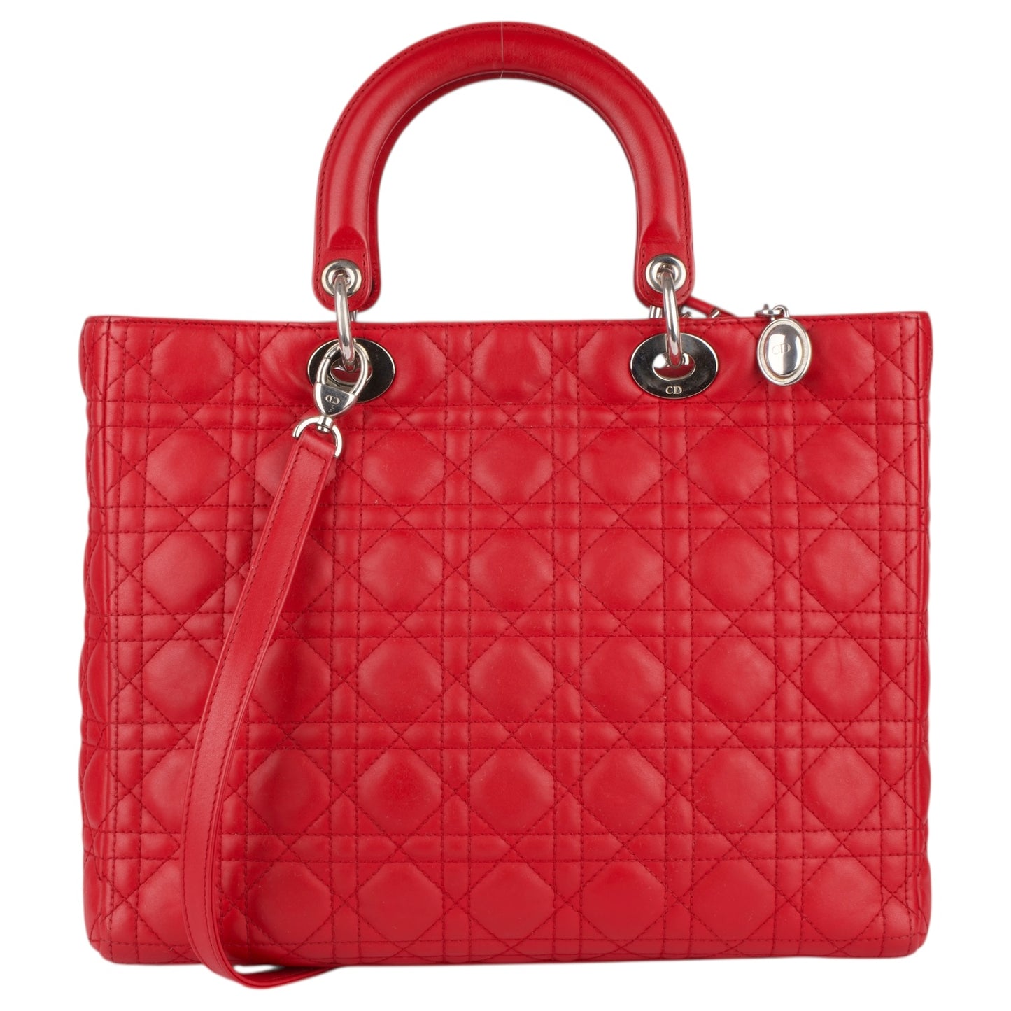 Christian Dior Quilted Leather Lady Dior Handbag