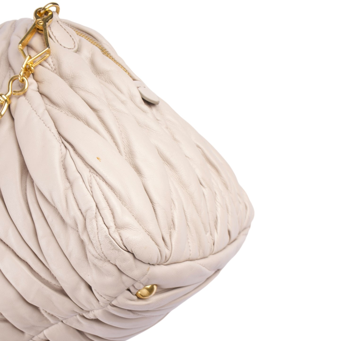 Miu Miu Quilted Leather Handbag