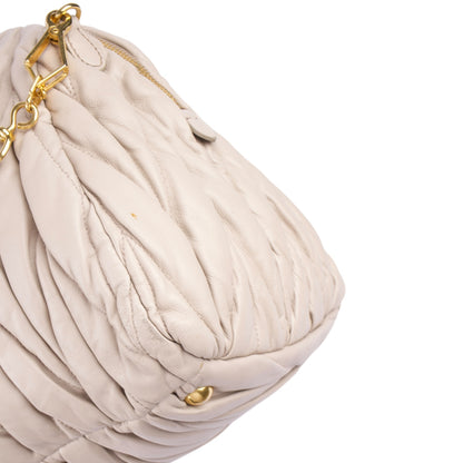 Miu Miu Quilted Leather Handbag