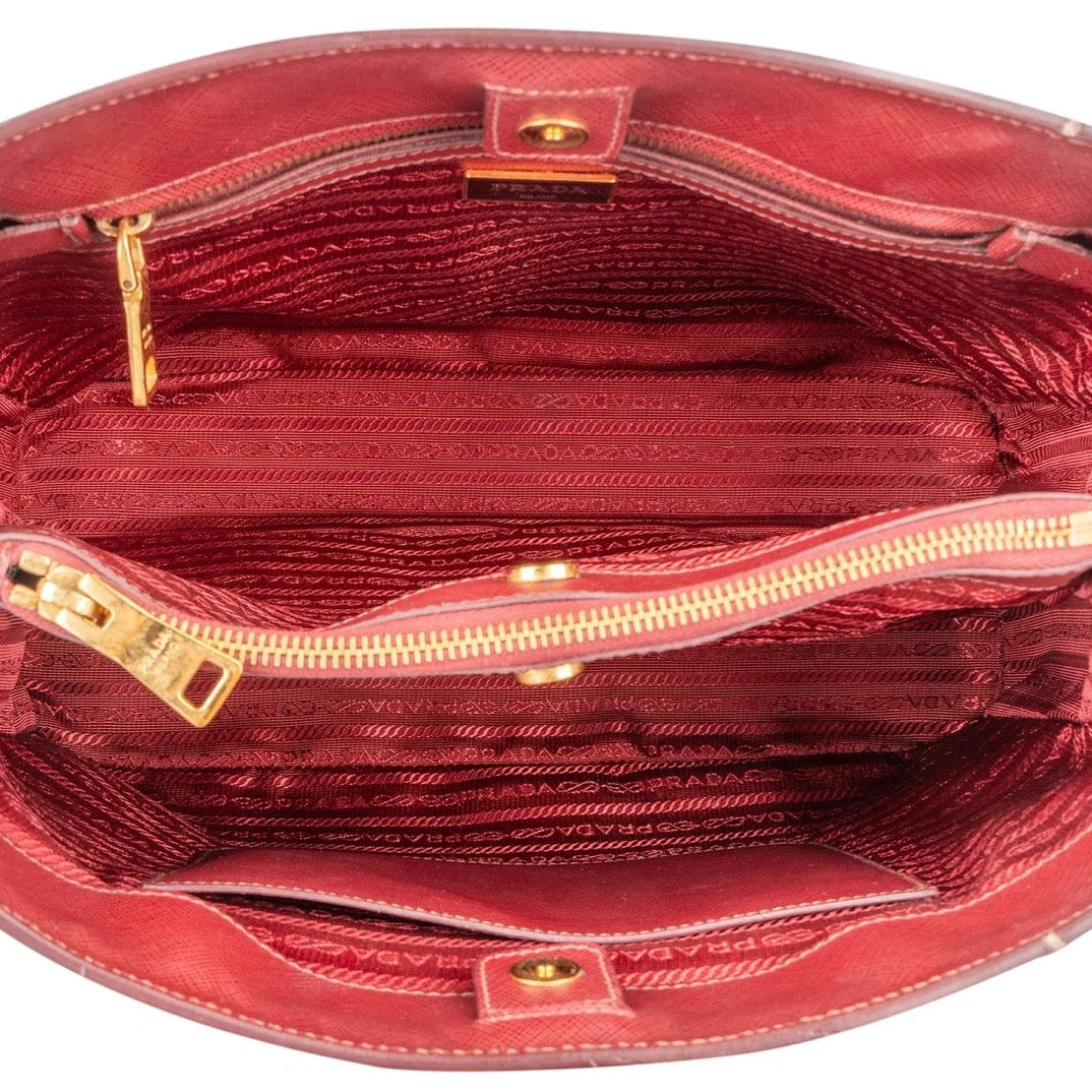 Prada Saffiano Leather Lux Galleria Handbag