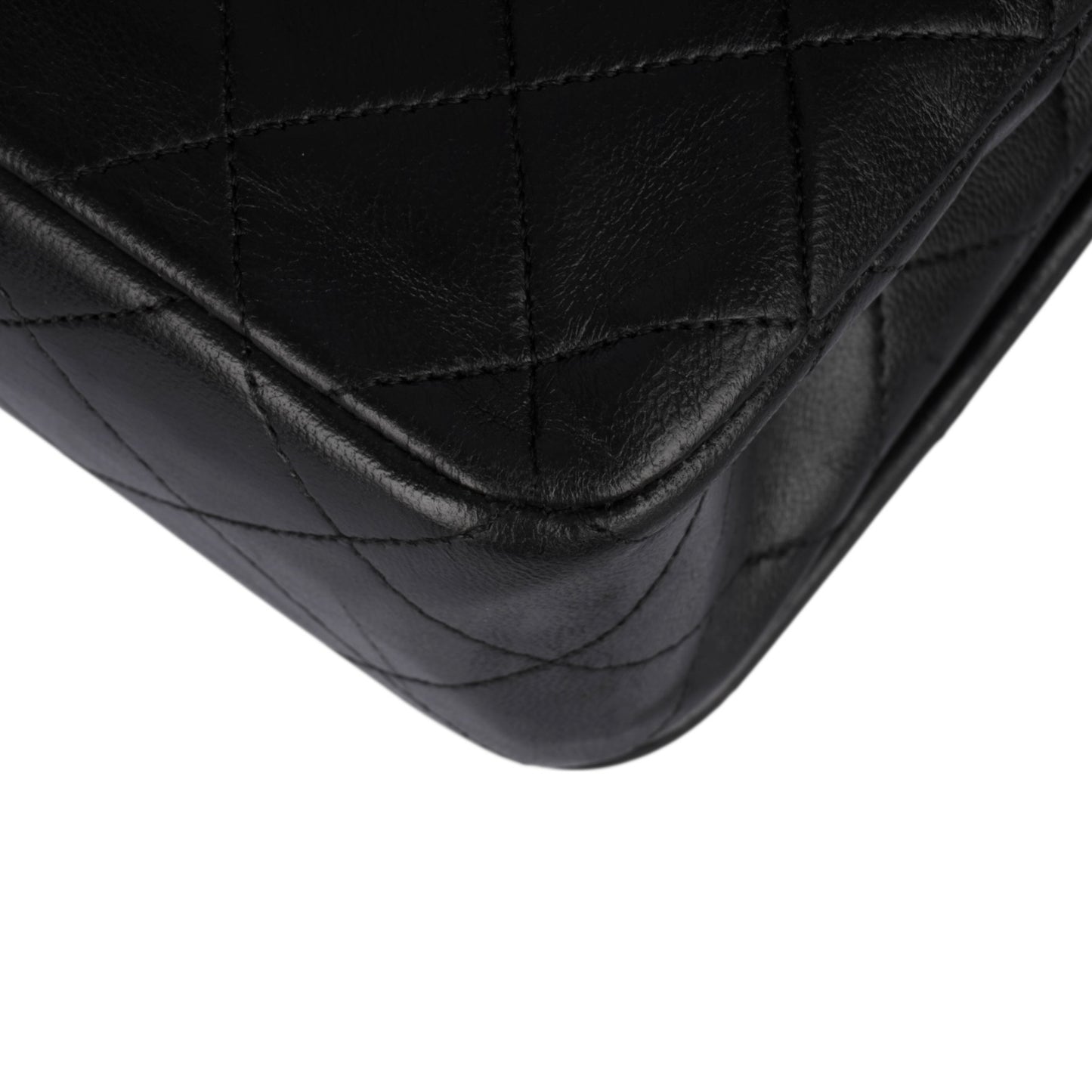 Chanel Quilted Lambskin 24K Gold Single Flap Crossbody Bag