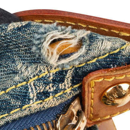 Louis Vuitton Denim Monogram Baggy PM Shoulder Bag