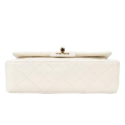 Chanel Quilted Lambskin 24K Small Double Flap Crossbody Bag