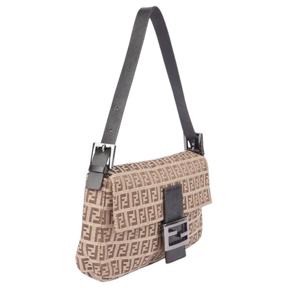 Fendi FF Monogram Baguette Shoulder Bag