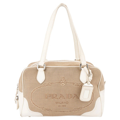 Prada Jacquard Monogram Handbag