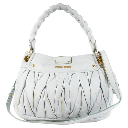 Miu Miu Matalassé Leather Handbag