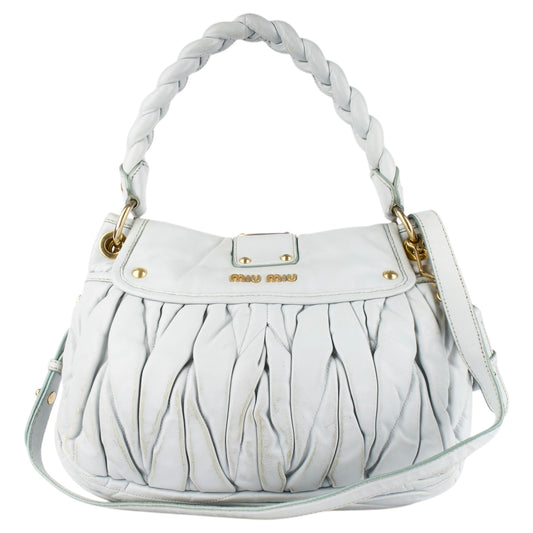 Miu Miu Matalassé Leather Handbag
