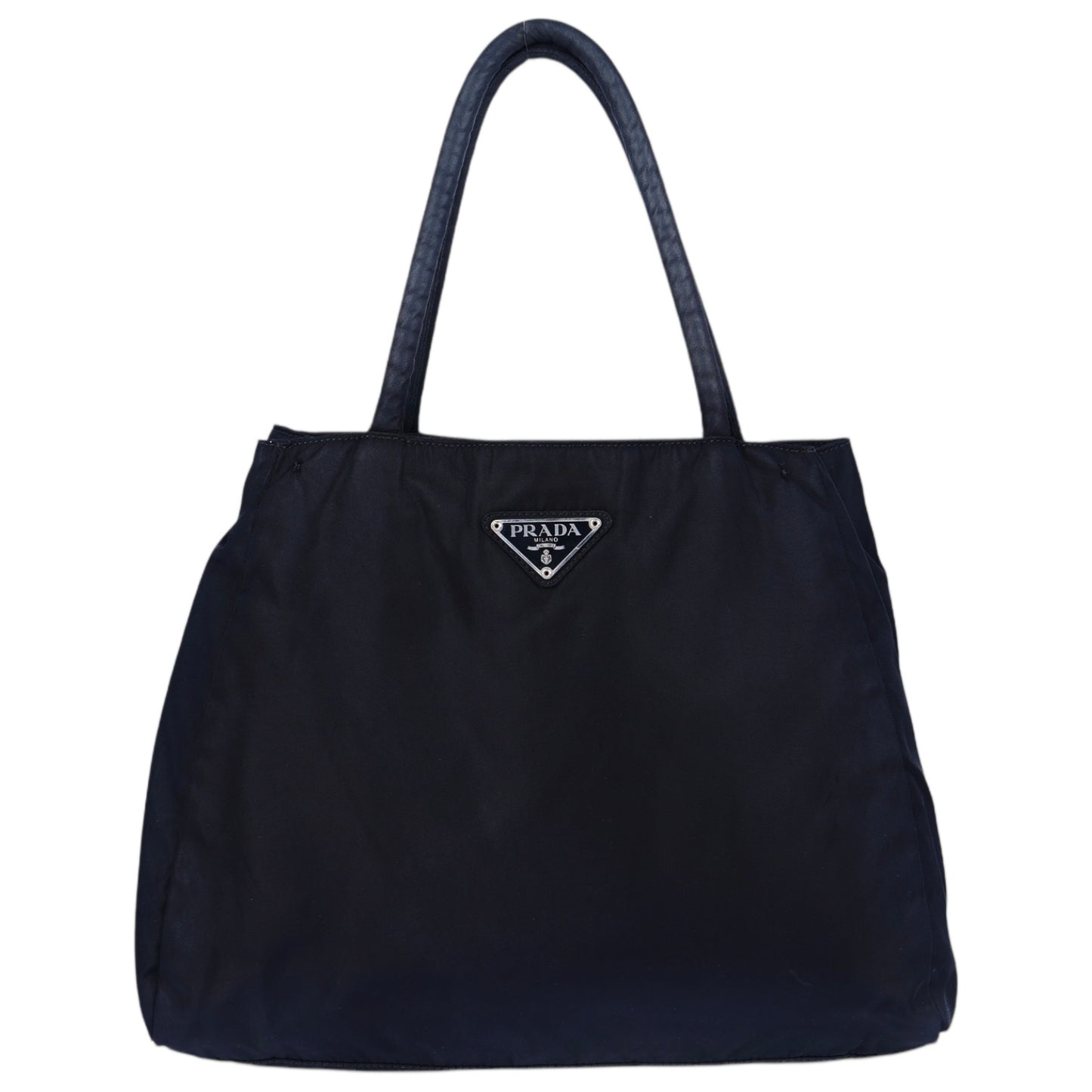 Prada Black Nylon Triangle Handbag