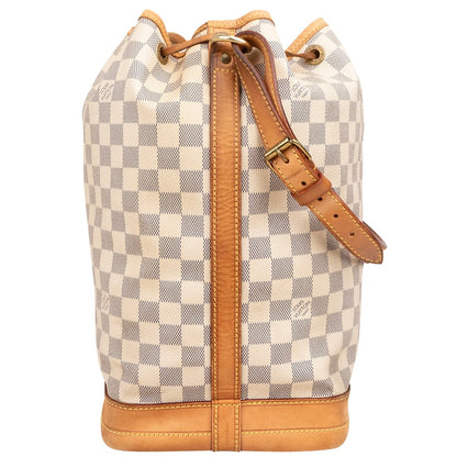 Louis Vuitton Monogram Damier Azur Canvas Sac Noé Grande Shoulder Bag