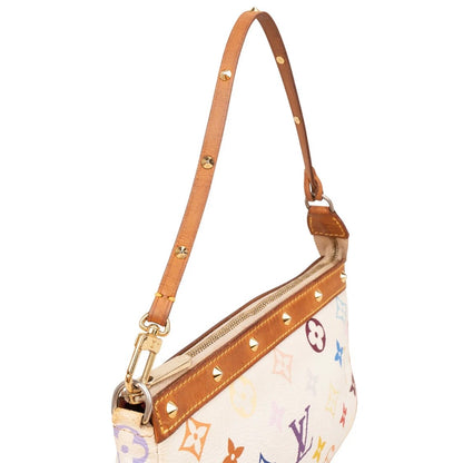 Louis Vuitton Monogram Canvas Murakami Multicolor Studded Pochette Accessoires Handbag