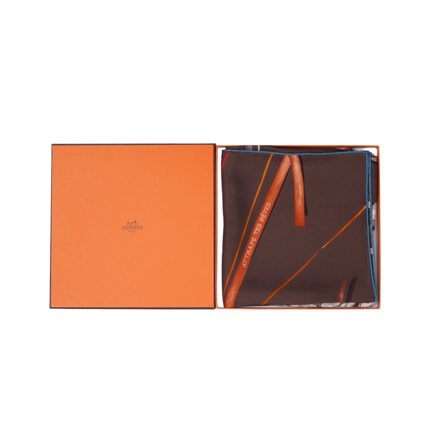 Hermes „Attrape tes Rêves“ Silk 90 Scarf