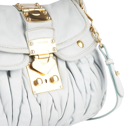 Miu Miu Matalassé Leather Handbag