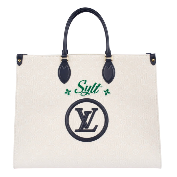 Louis Vuitton Canvas OnTheGo Sylt Tote Bag
