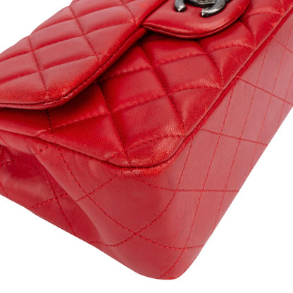 Chanel Quilted Lambskin Antique Single Flap Crossbody Bag