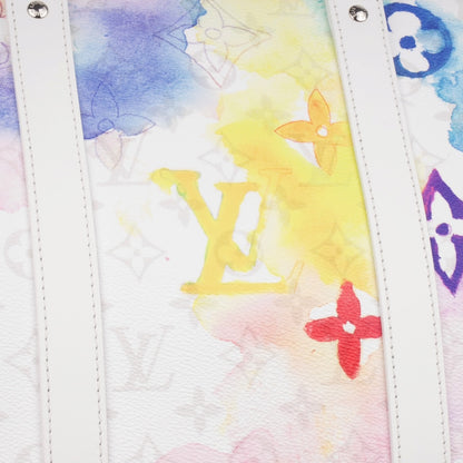 Louis Vuitton Canvas Monogram Limited Watercolor Keepall 50 Bandouliere