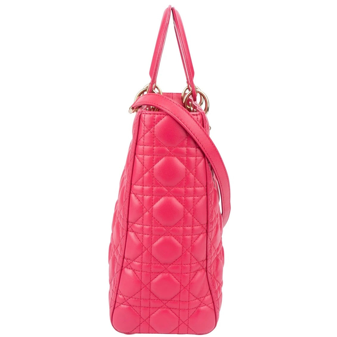 Christian Dior Quilted Leather Lady Dior Handbag