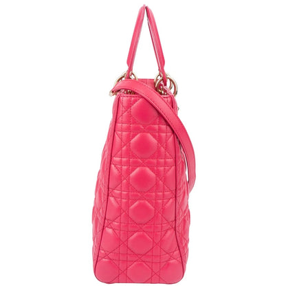 Christian Dior Quilted Leather Lady Dior Handbag