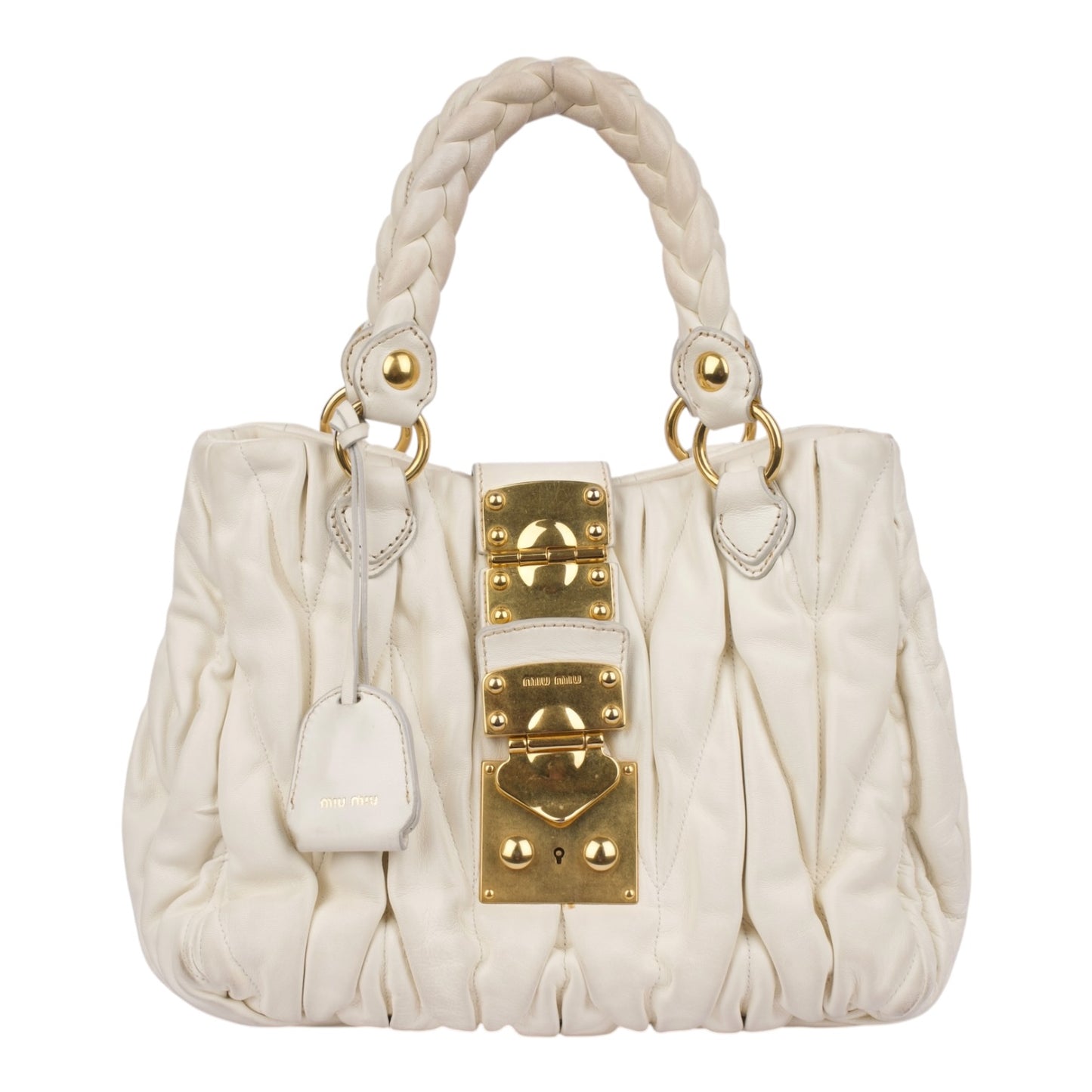 Miu Miu Quilted Leather Handbag