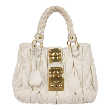 Miu Miu Quilted Leather Handbag
