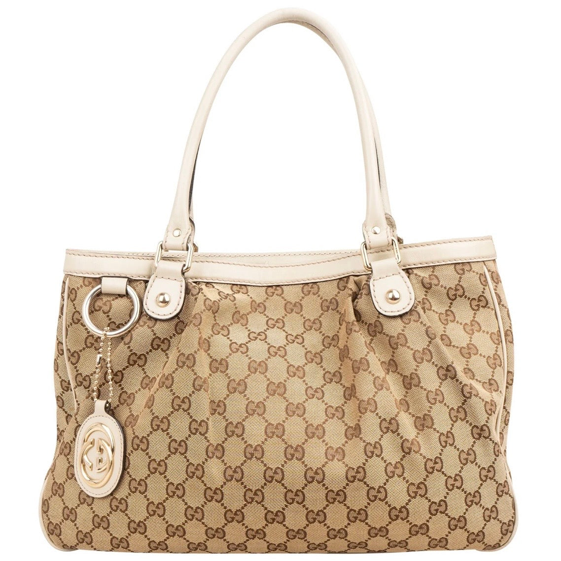 Gucci Monogram GG Canvas Sukey Tote Shoulder Bag