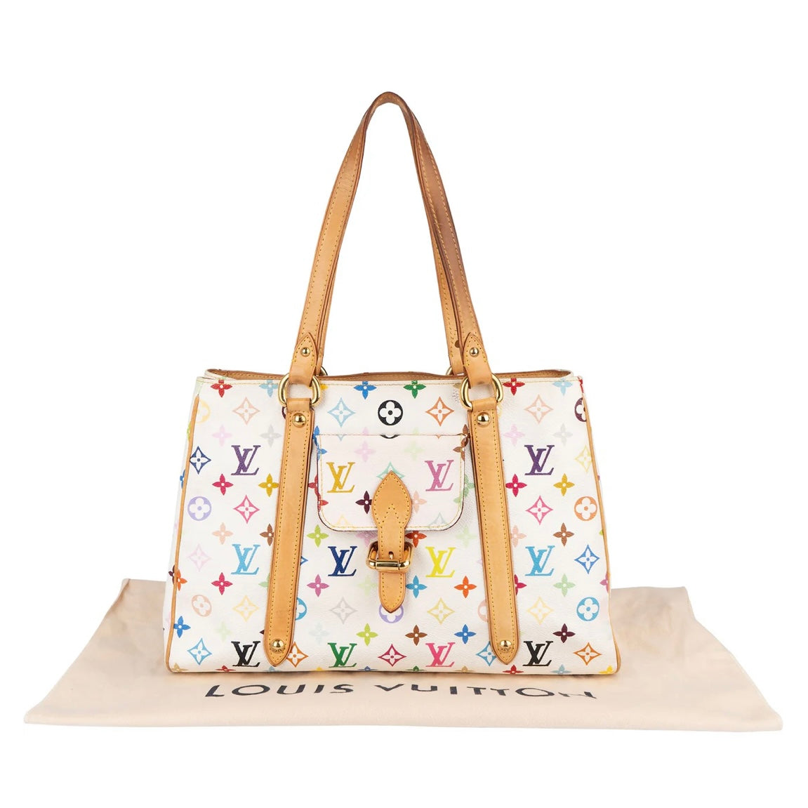 Louis Vuitton MM Monogram Multicolor Aurelia Shoulder Bag
