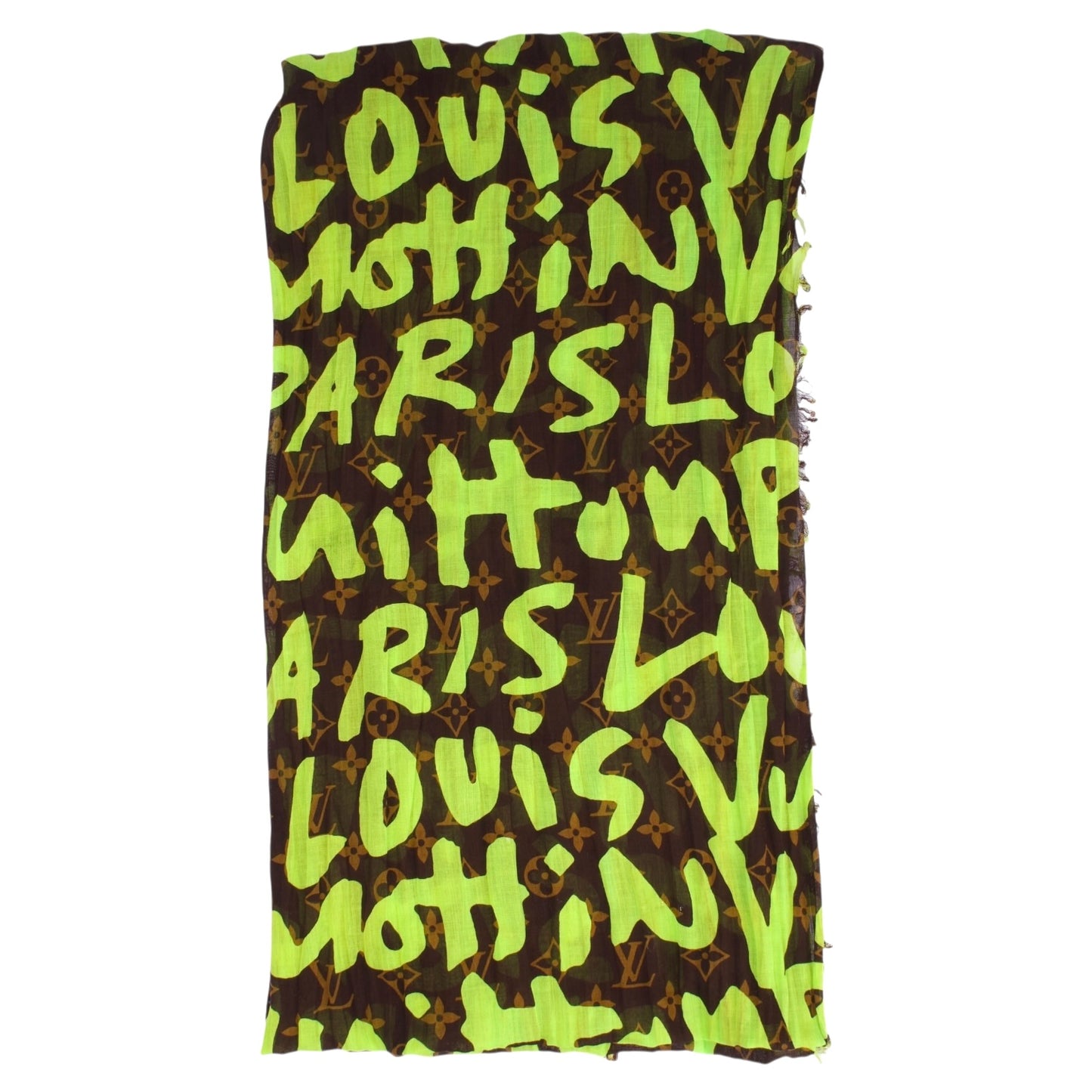 Louis Vuitton x Stephen Sprouse Monogram Graffiti Scarf