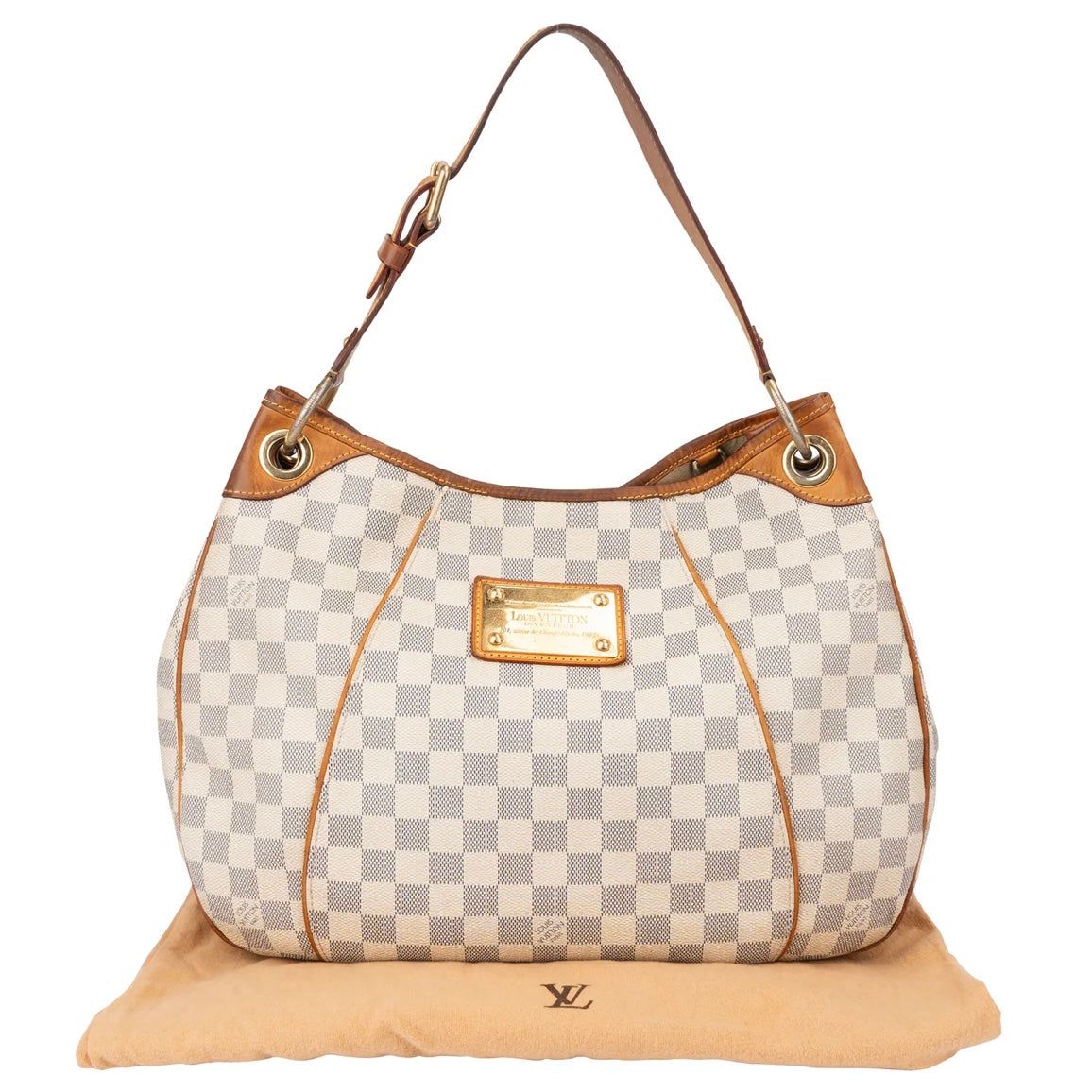 Louis Vuitton Damier Azur Monogram Galliera PM Handbag