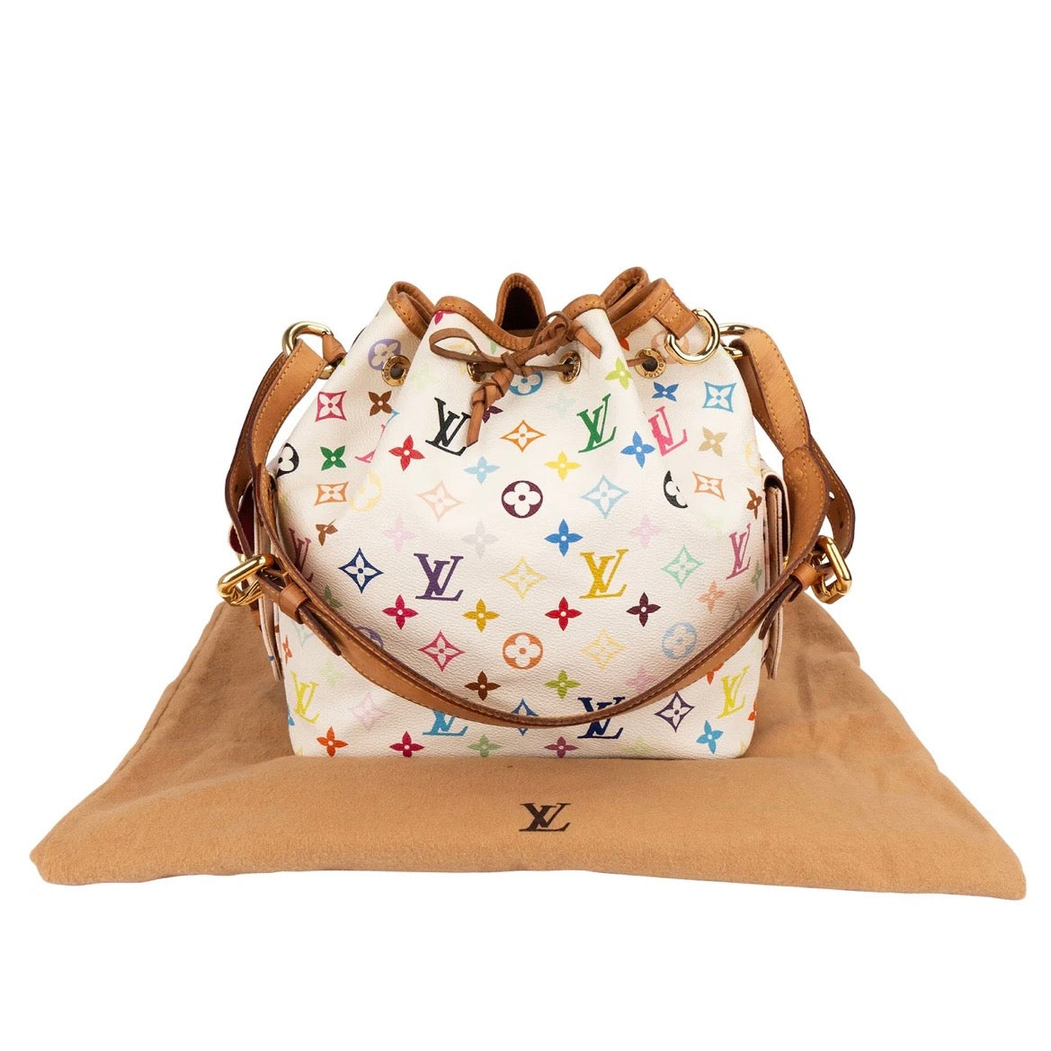 Louis Vuitton Monogram Murakami Multicolor Sac Noé Petit Shoulder Bag
