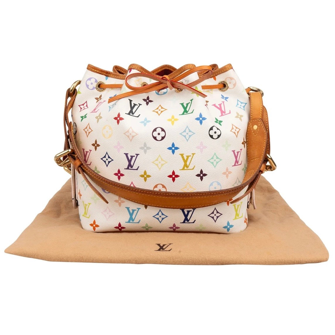 Louis Vuitton Monogram Murakami Multicolor Noé Small Shoulder Bag