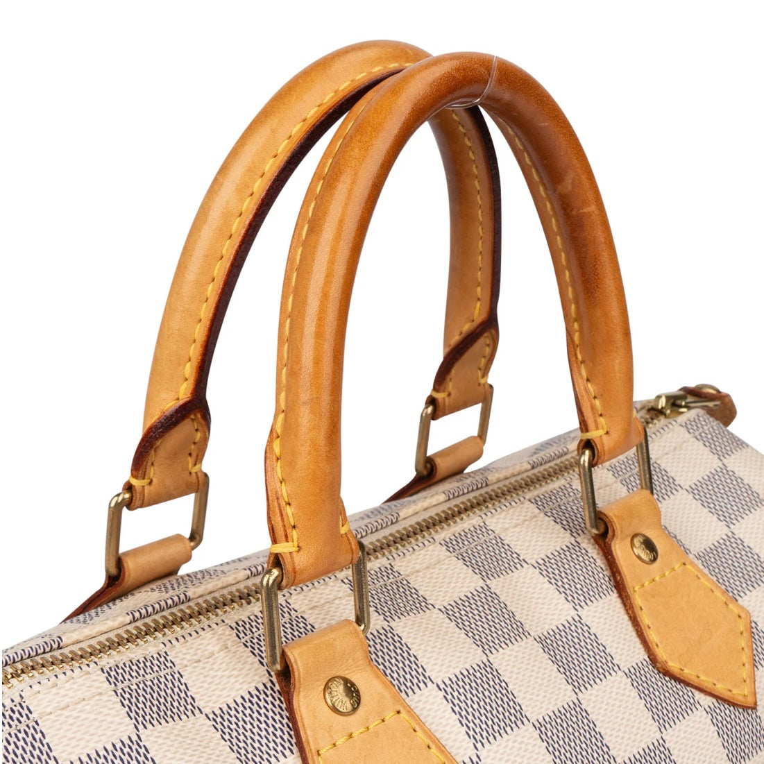 Louis Vuitton Damier Azur Monogram Speedy 25 Handbag