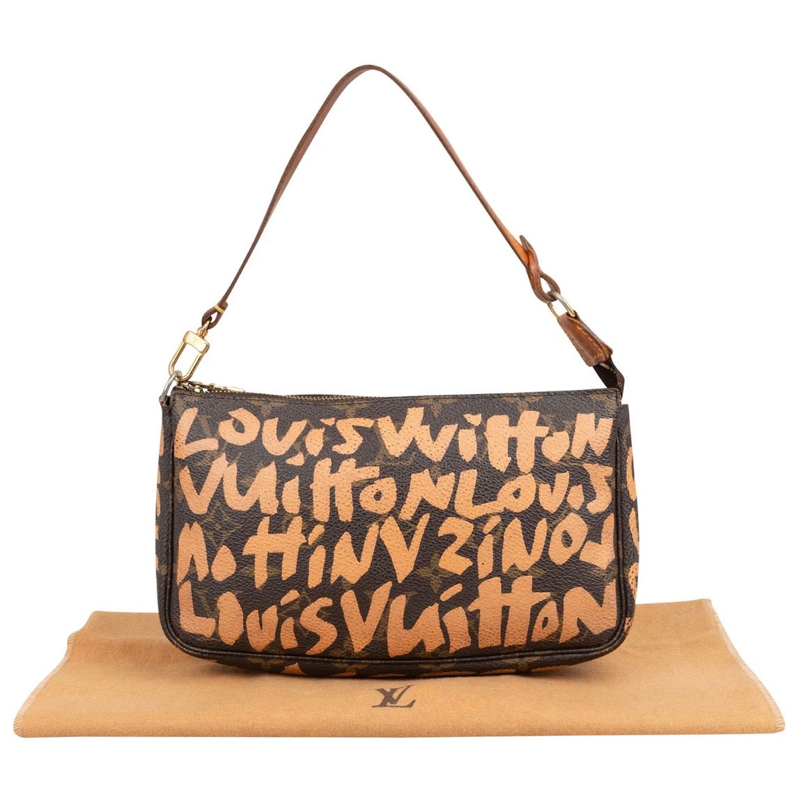 Louis Vuitton Monogram Graffiti Pochette Accessoires Handbag