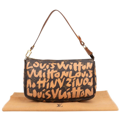 Louis Vuitton Monogram Graffiti Pochette Accessoires Handbag
