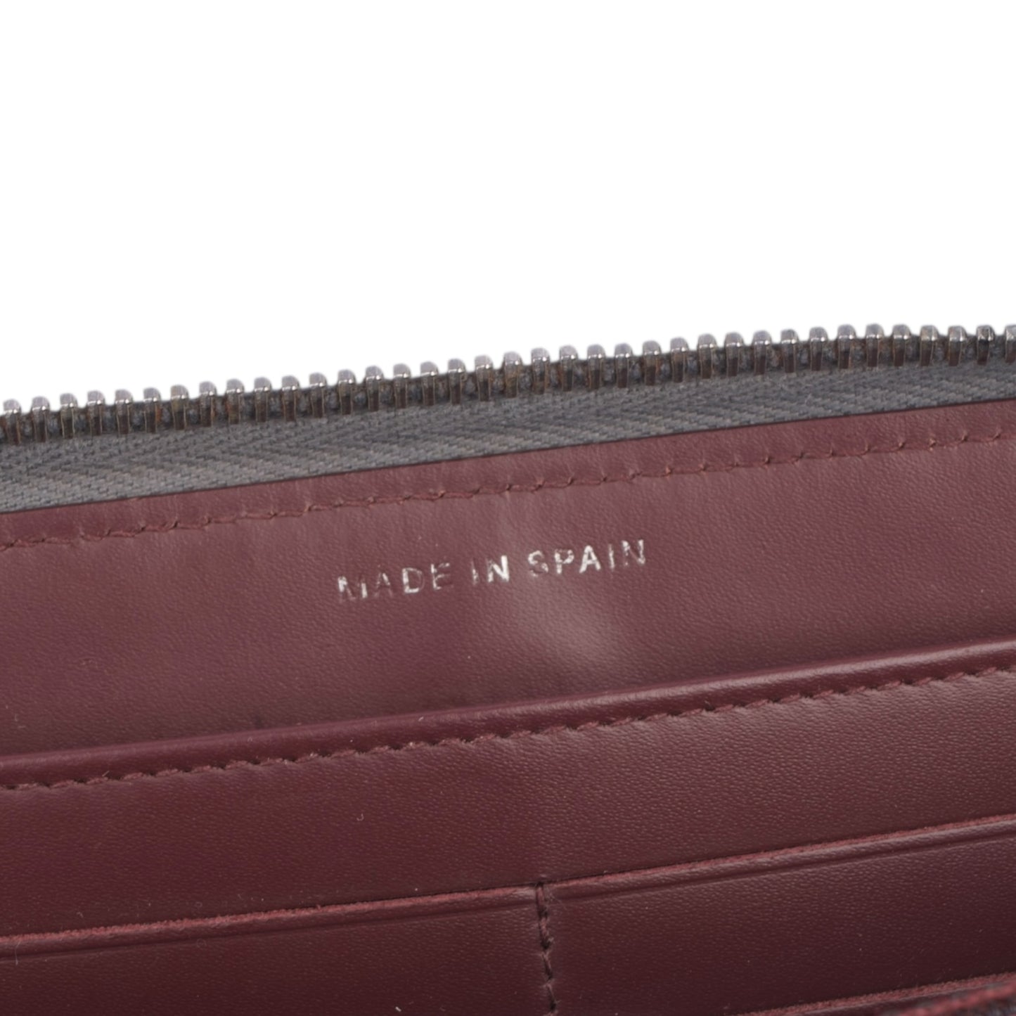 Chanel Interlocking CC Logo Zip Wallet