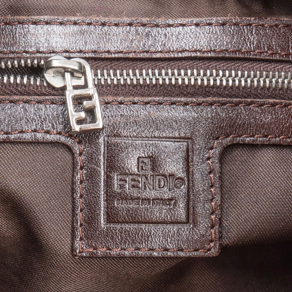 Fendi FF Monogram Baguette Shoulder Bag