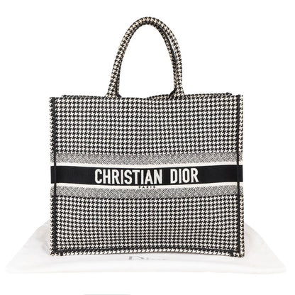 Christian Dior Houndstooth
Monogram Canvas
Book Tote Handbag