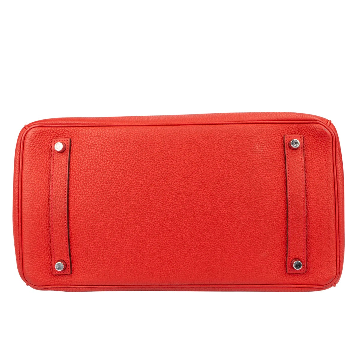 Hermès Rouge Togo Leather Birkin 35 Handbag