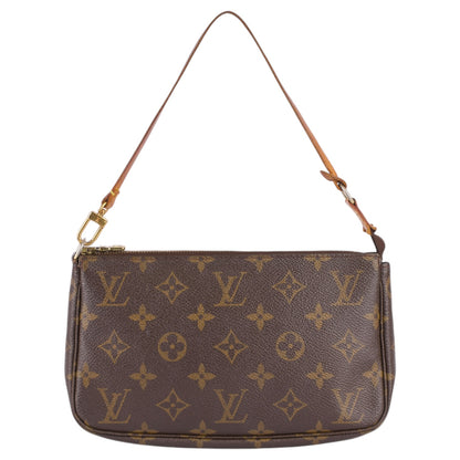 Louis Vuitton Canvas Monogram Pochette Accessoire Handbag