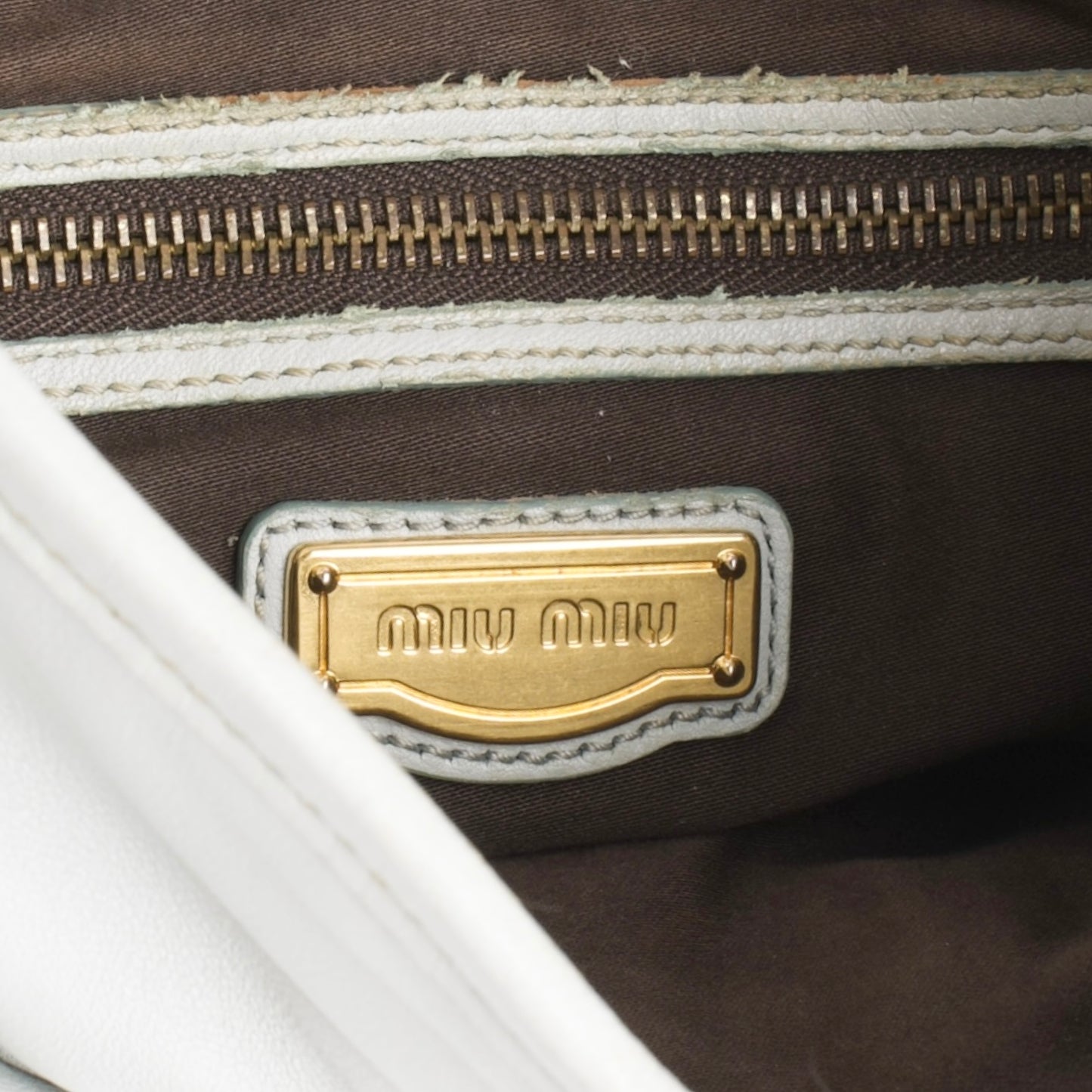 Miu Miu Matalassé Leather Handbag