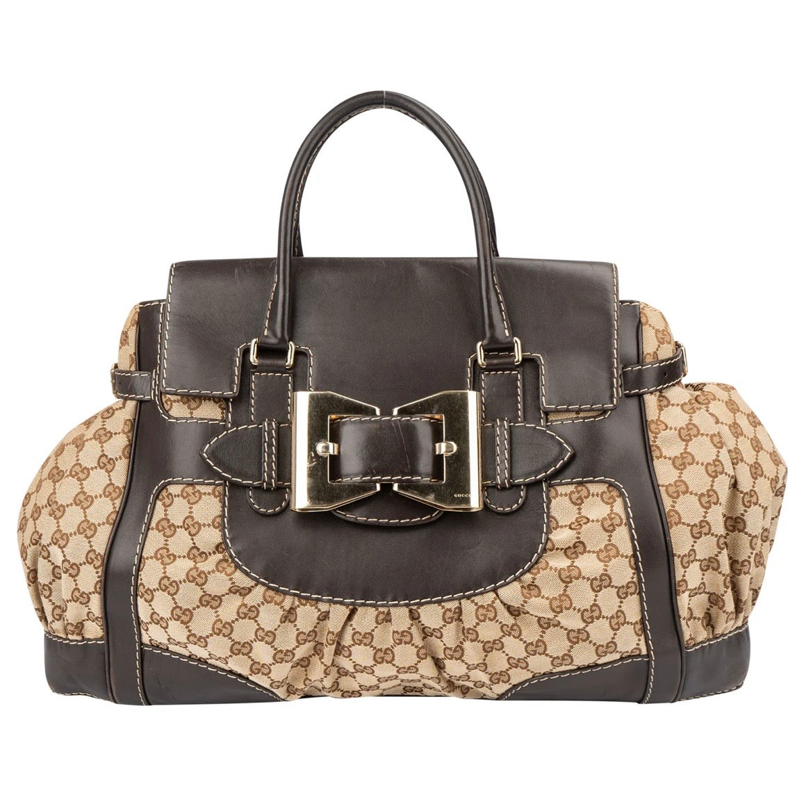 Gucci GG Monogram Big Ribbon Handbag
