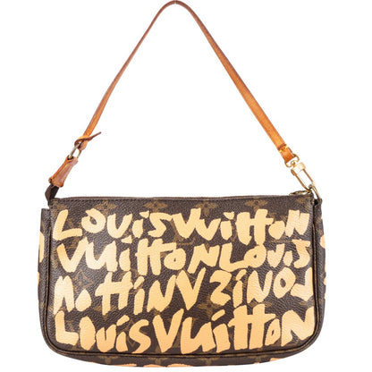 Louis Vuitton Canvas Graffiti Pochette