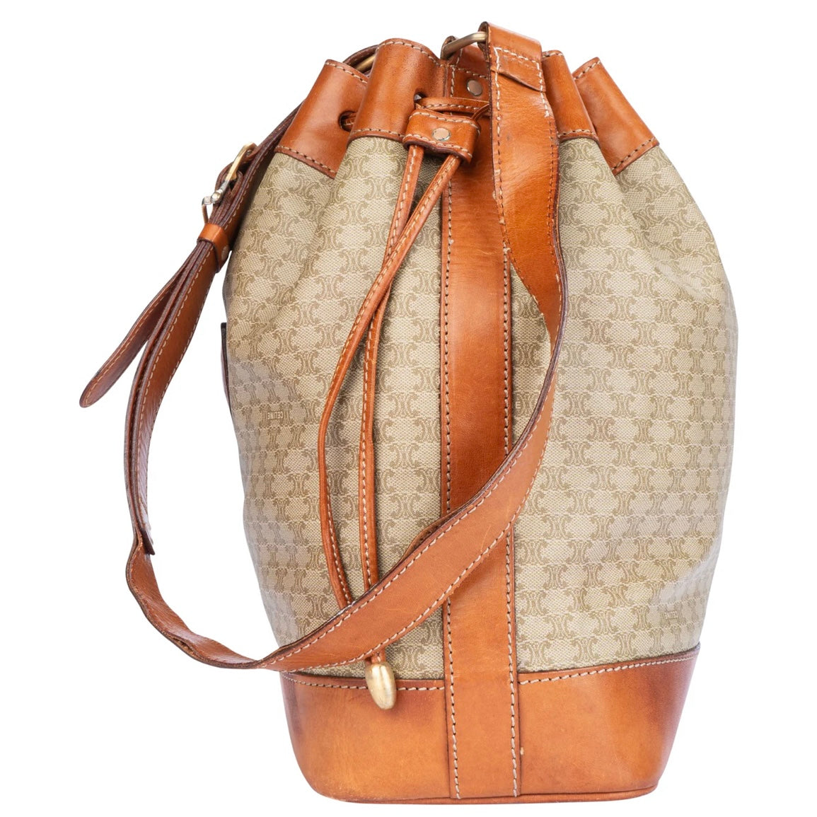 Celine Monogram Macadam Bucket Bag