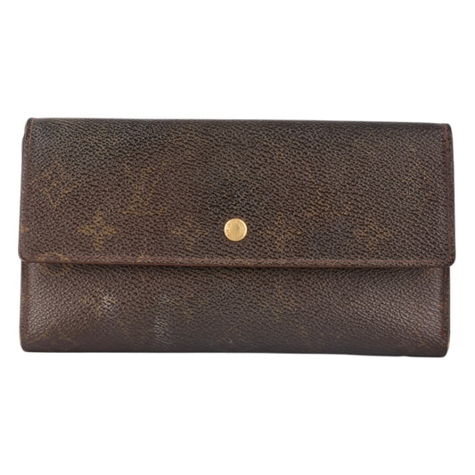 Louis Vuitton Canvas Monogram Sarah Wallet