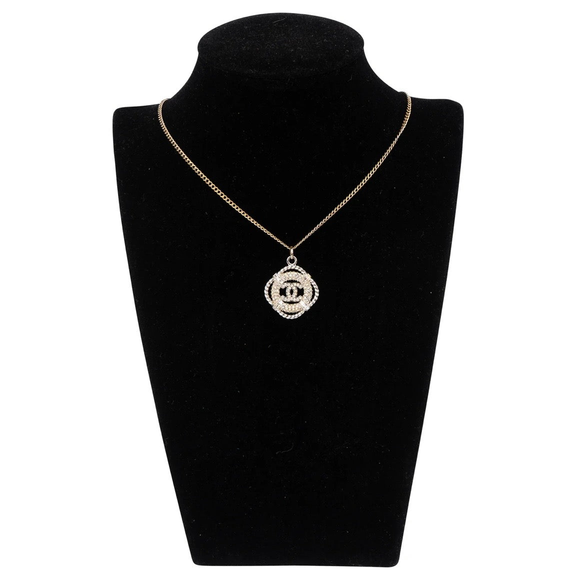 Chanel Crystal CC Necklace