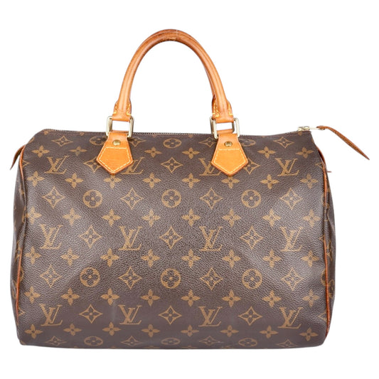 Louis Vuitton Canvas Monogram Speedy 30 Handbag
